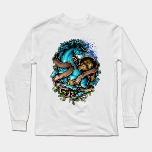 Lion bite Long Sleeve T-Shirt